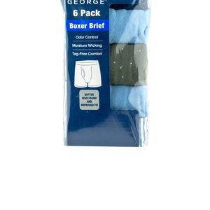 Boxer, briefs, six pack size small